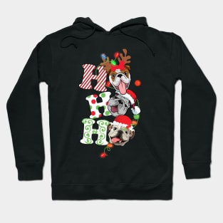 Ho Ho Ho Bulldog Hoodie